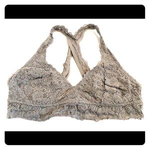 Aerie lace cross-back bralette